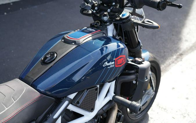 2024 Indian Motorcycle FTR x 100% R Carbon Blue Candy Carbon