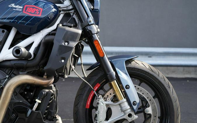 2024 Indian Motorcycle FTR x 100% R Carbon Blue Candy Carbon