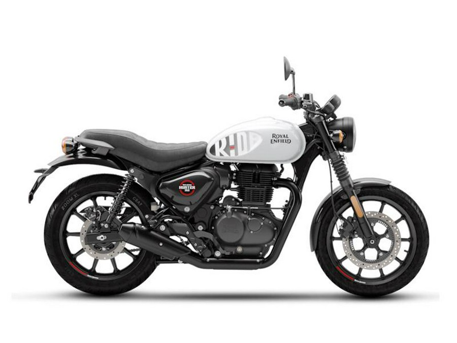 2024 Royal Enfield Hunter 350 Dapper White