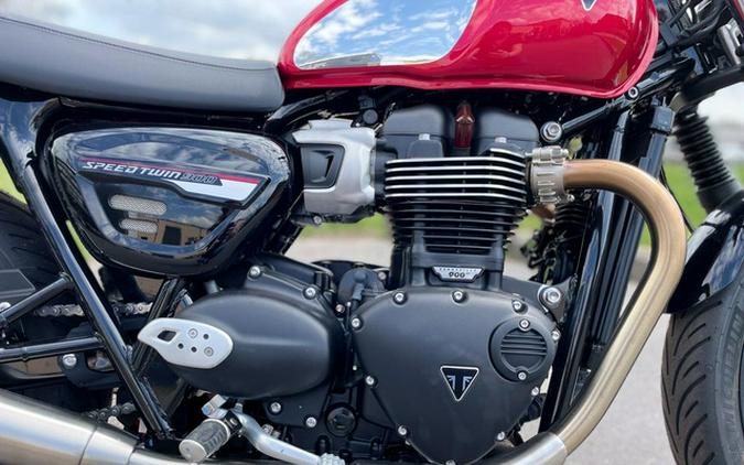 2023 Triumph Speed Twin 900 Chrome Edition Red Hopper