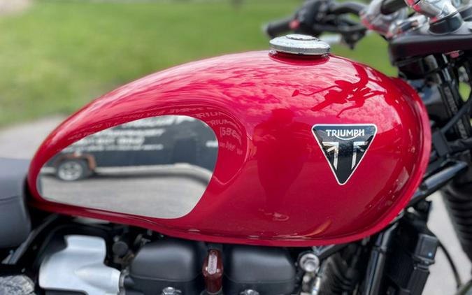 2023 Triumph Speed Twin 900 Chrome Edition Red Hopper