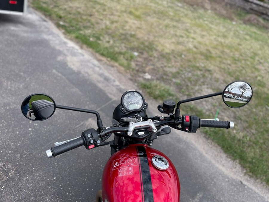 2023 Triumph Speed Twin 900 Chrome Edition Red Hopper