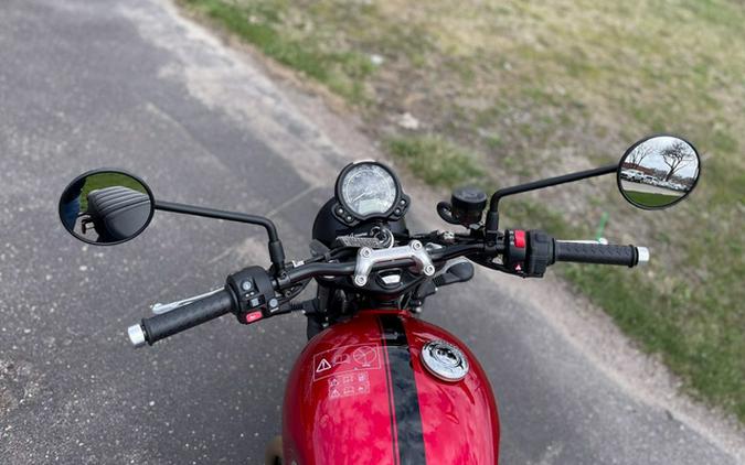 2023 Triumph Speed Twin 900 Chrome Edition Red Hopper