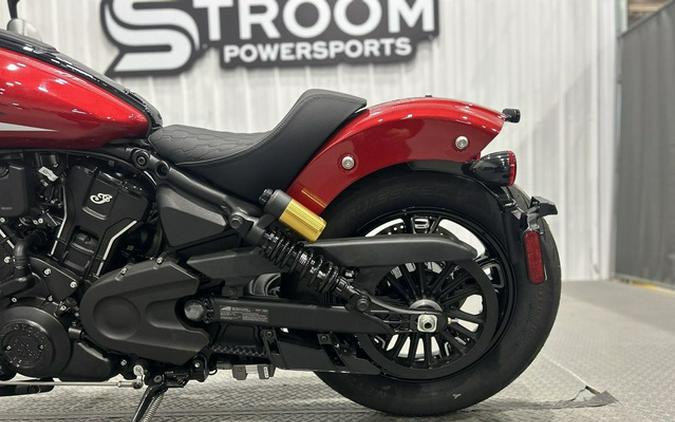 2025 Indian 101 Scout Sunset Red Metallic with Graphics