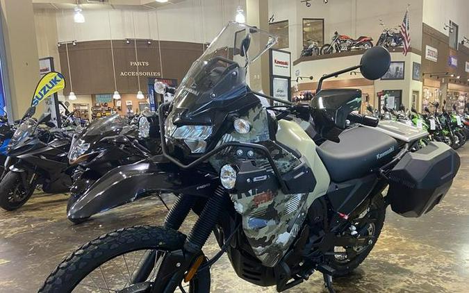 2026 Kawasaki KLR®650 Adventure ABS Cypher Camo Beige