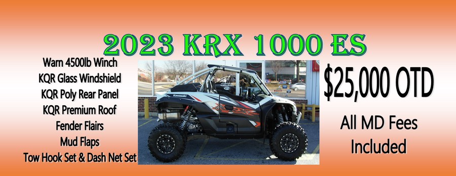 2023 Kawasaki Teryx KRX 1000 eS