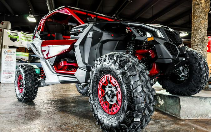 2024 Can-Am® Maverick X3 X rs Turbo RR Fiery Red & Hyper Silver