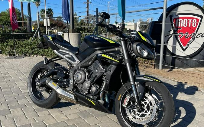 2020 Triumph Street Triple RS Matte Jet Black