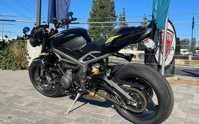 2020 Triumph Street Triple RS Matte Jet Black