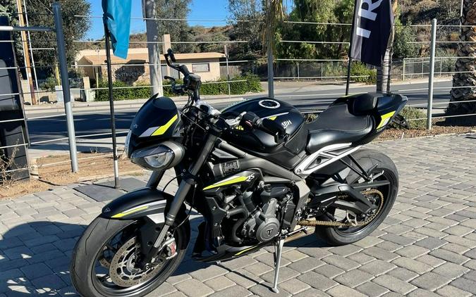 2020 Triumph Street Triple RS Matte Jet Black