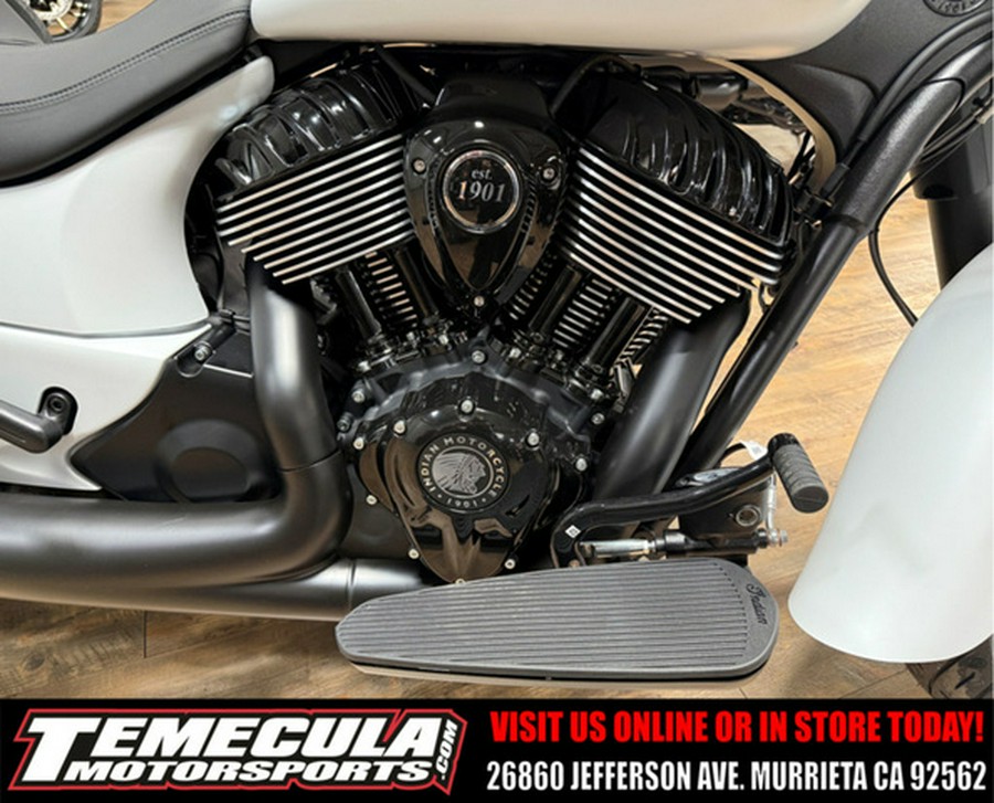 2026 Indian Springfield Dark Horse Ghost White Metallic Smo