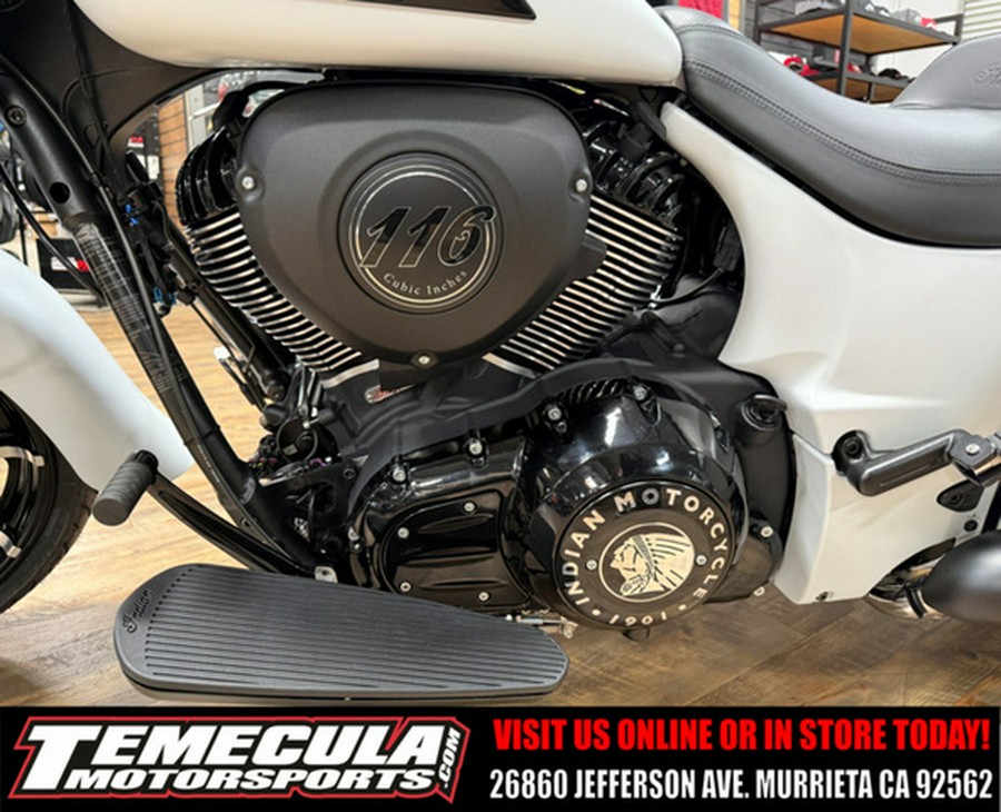 2026 Indian Springfield Dark Horse Ghost White Metallic Smo