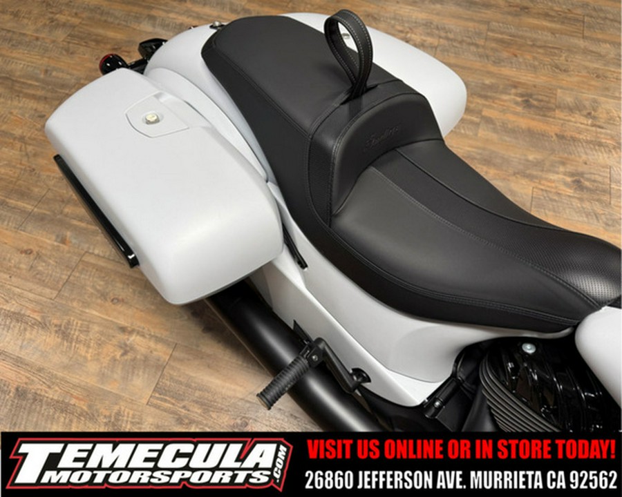 2026 Indian Springfield Dark Horse Ghost White Metallic Smo