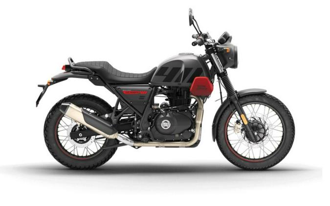 2023 Royal Enfield Scram 411 Graphite Red