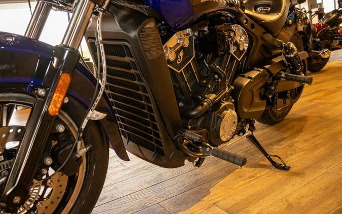 2023 Indian Scout ABS Spirit Blue MetallicBlack Metallic