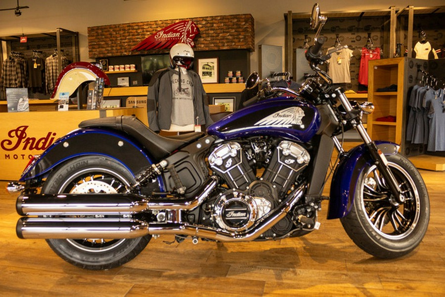 2023 Indian Scout ABS Spirit Blue MetallicBlack Metallic