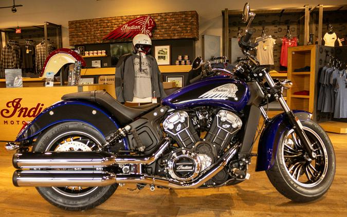 2023 Indian Scout ABS Spirit Blue MetallicBlack Metallic