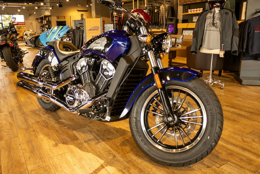 2023 Indian Scout ABS Spirit Blue MetallicBlack Metallic