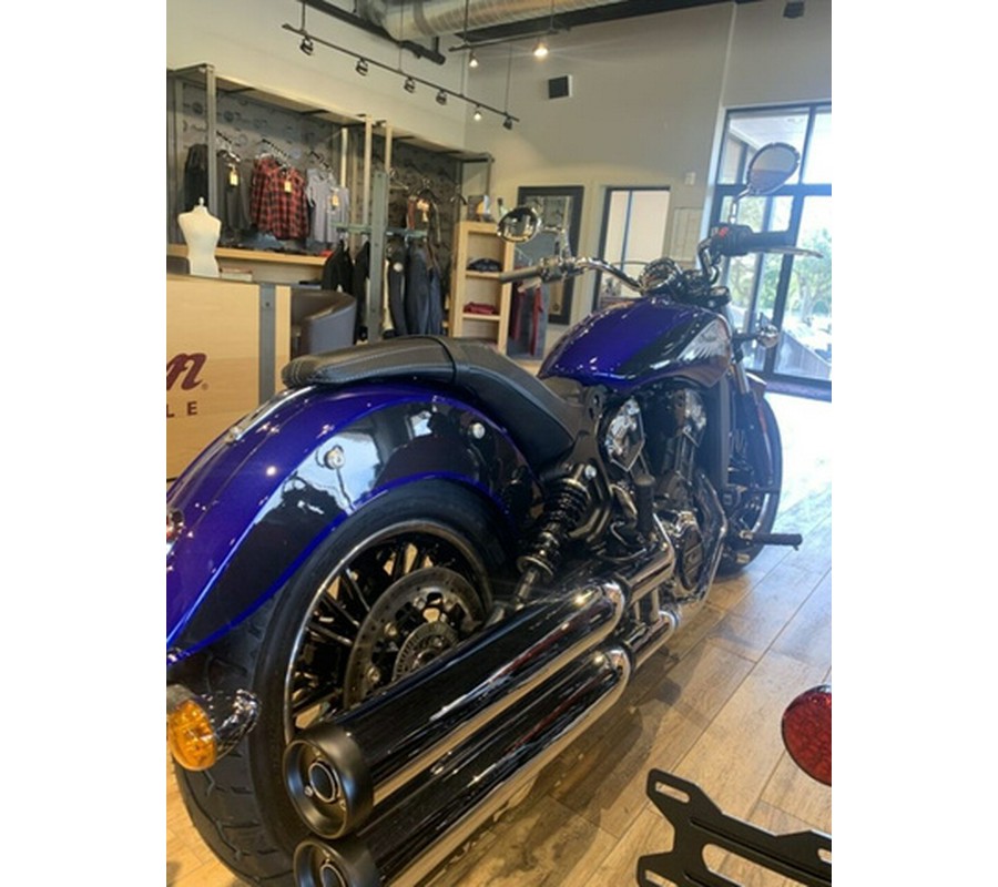 2023 Indian Scout ABS Spirit Blue MetallicBlack Metallic