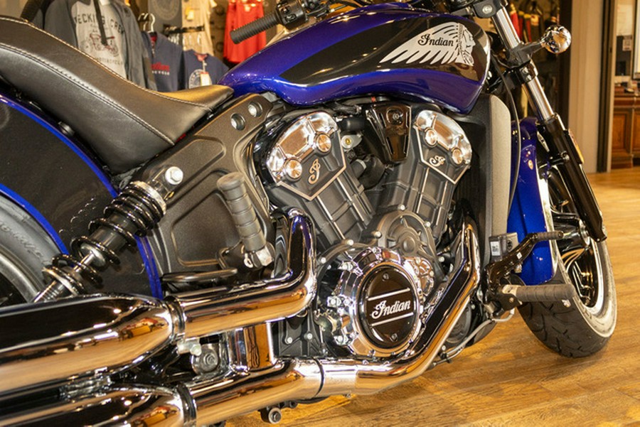 2023 Indian Scout ABS Spirit Blue MetallicBlack Metallic