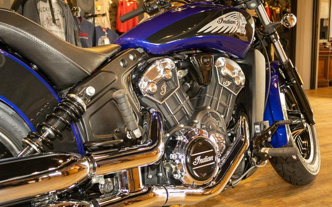 2023 Indian Scout ABS Spirit Blue MetallicBlack Metallic