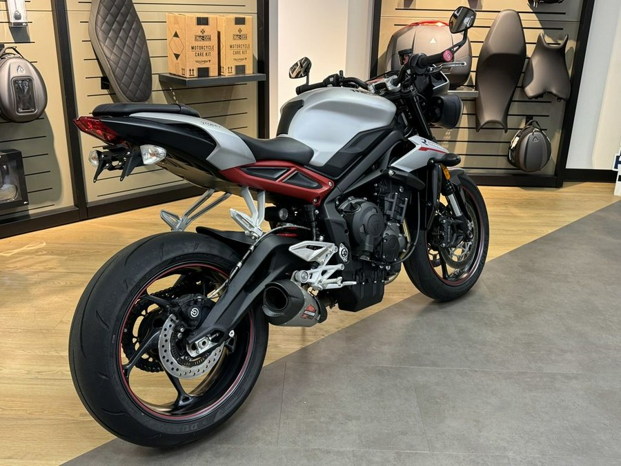 2018 Triumph Street Triple R Matte Aluminium Silver