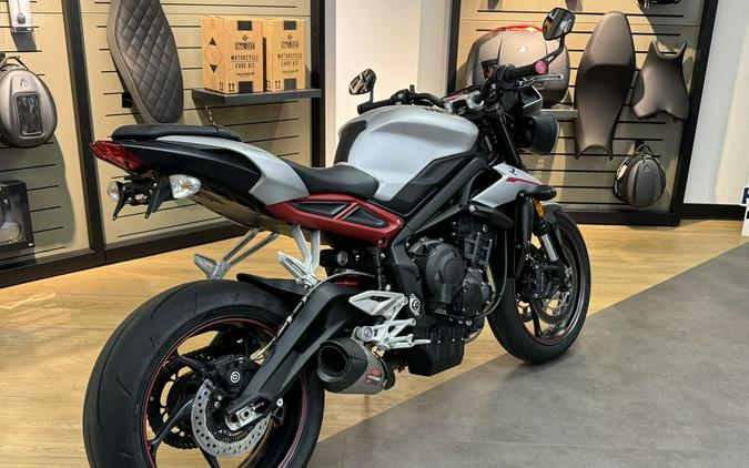 2018 Triumph Street Triple R Matte Aluminium Silver