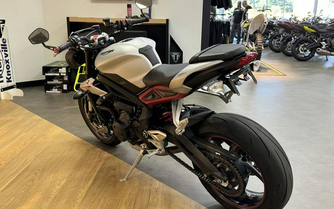 2018 Triumph Street Triple R Matte Aluminium Silver