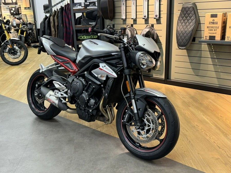 2018 Triumph Street Triple R Matte Aluminium Silver