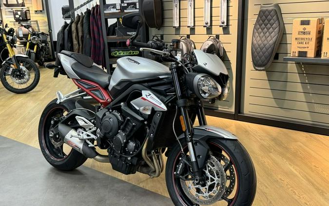 2018 Triumph Street Triple R Matte Aluminium Silver