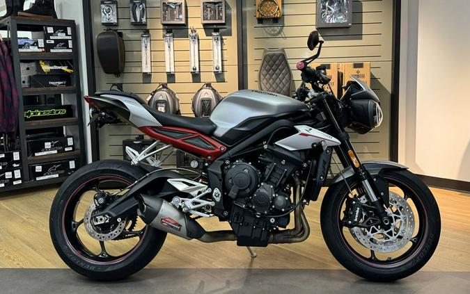 2018 Triumph Street Triple R Matte Aluminium Silver