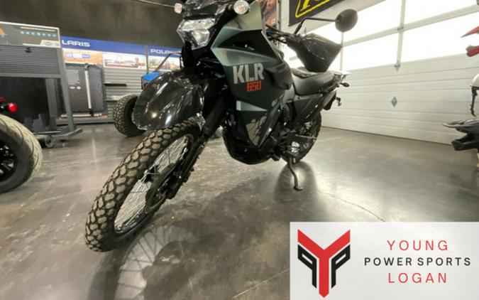 2025 Kawasaki KLR650 Metallic Matte Old School Green