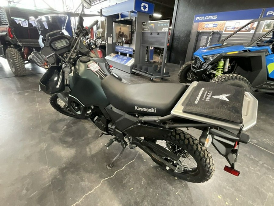 2025 Kawasaki KLR650 Metallic Matte Old School Green