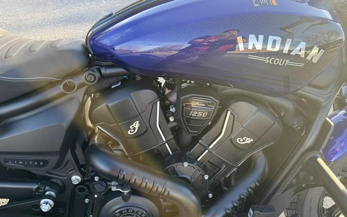 2025 Indian Motorcycle® Scout® Bobber Limited +Tech Spirit Blue Metallic
