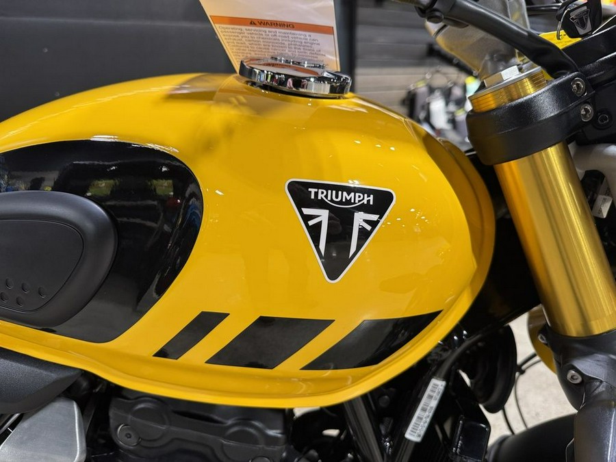 2026 Triumph Scrambler 400 XC Racing Yellow
