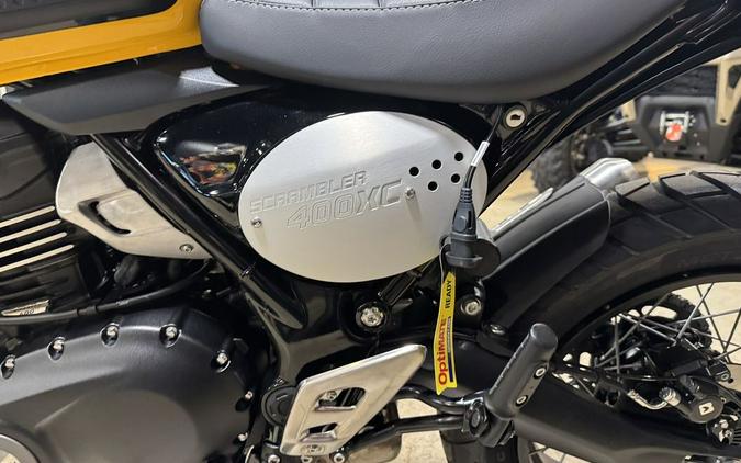 2026 Triumph Scrambler 400 XC Racing Yellow