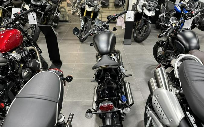 2023 Triumph Bonneville Bobber Matte Storm Grey/Matte Ironstone