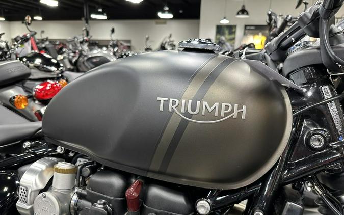 2023 Triumph Bonneville Bobber Matte Storm Grey/Matte Ironstone