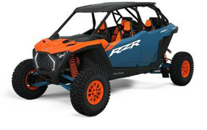 2025 Polaris RZR Pro S 4 Ultimate Orange Burst Zenith Blue