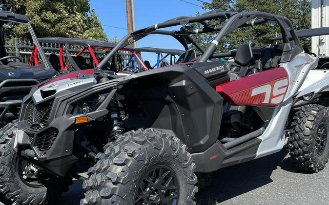 2024 Can-Am® Maverick X3 DS Turbo Fiery Red & Hyper Silver