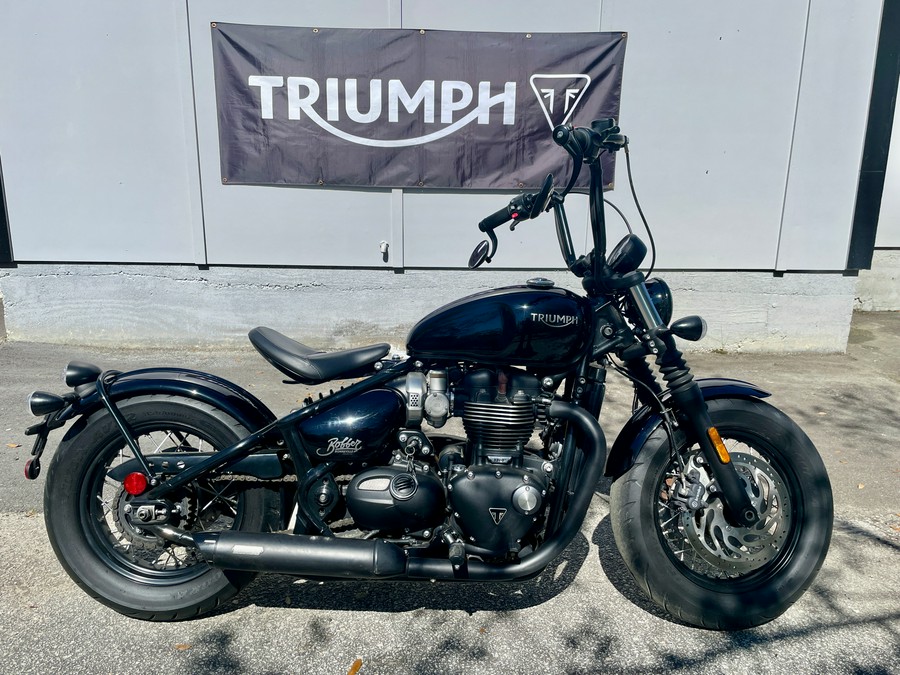 2020 Triumph Bonneville Bobber Black