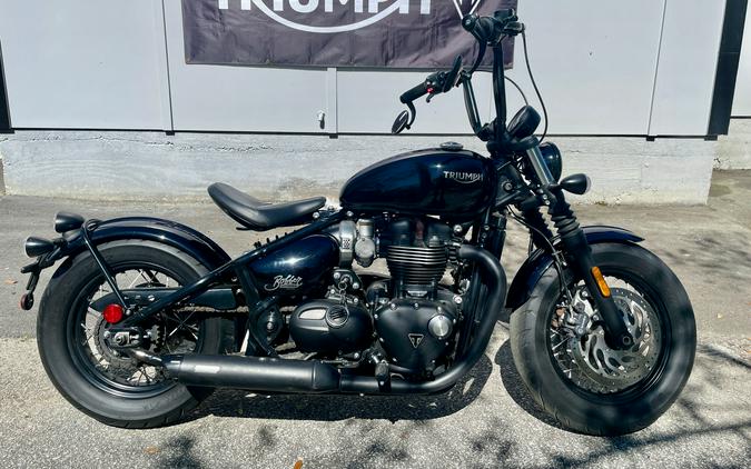 2020 Triumph Bonneville Bobber Black