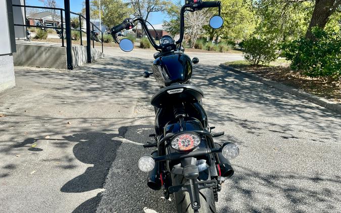 2020 Triumph Bonneville Bobber Black