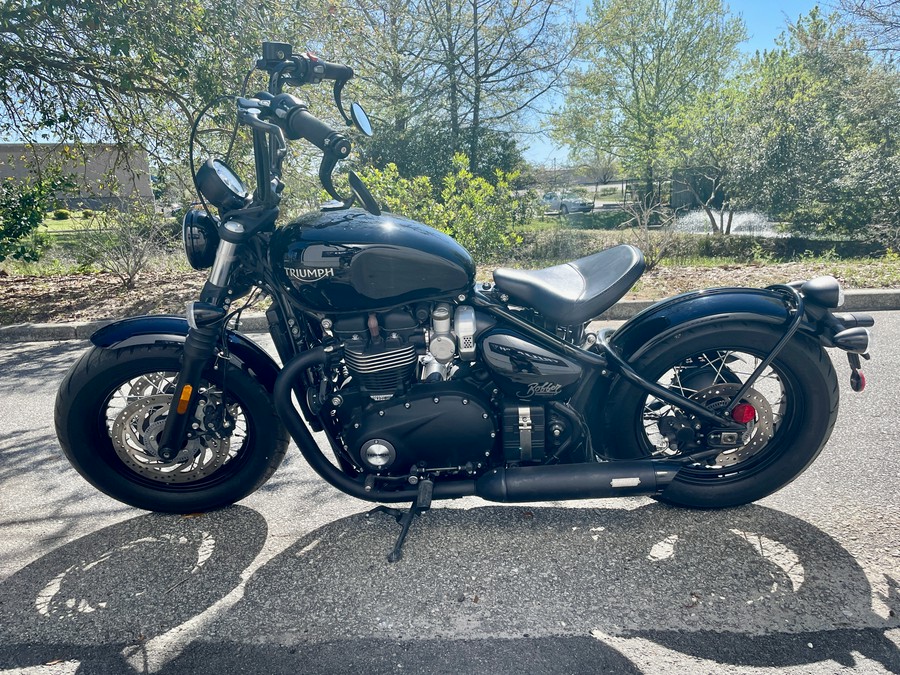 2020 Triumph Bonneville Bobber Black