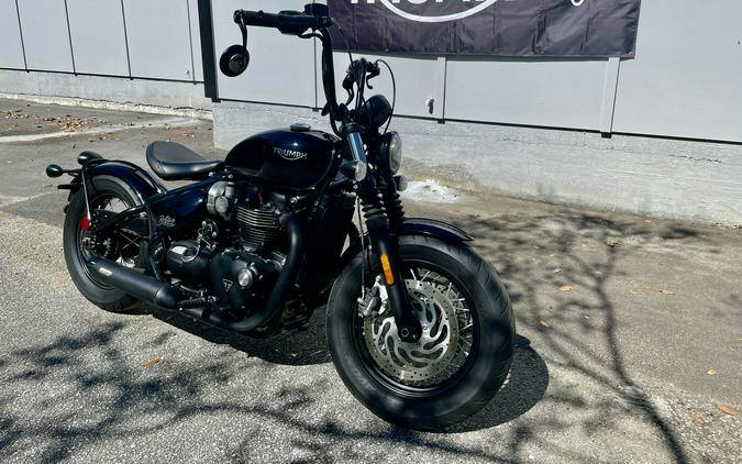 2020 Triumph Bonneville Bobber Black