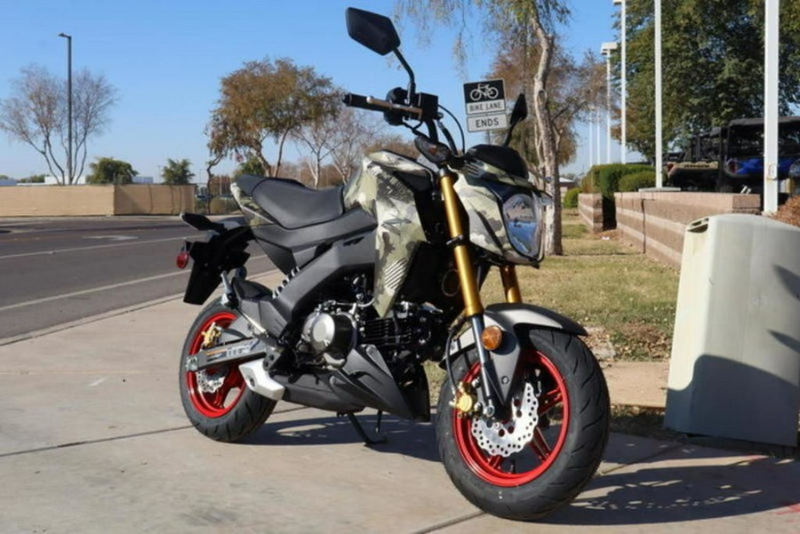2025 Kawasaki Z125 PRO Cypher Camo Beige