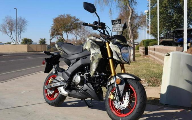 2025 Kawasaki Z125 PRO Cypher Camo Beige