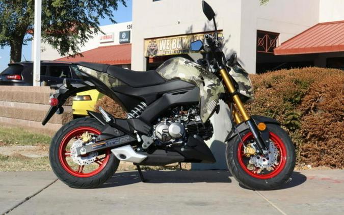 2025 Kawasaki Z125 PRO Cypher Camo Beige