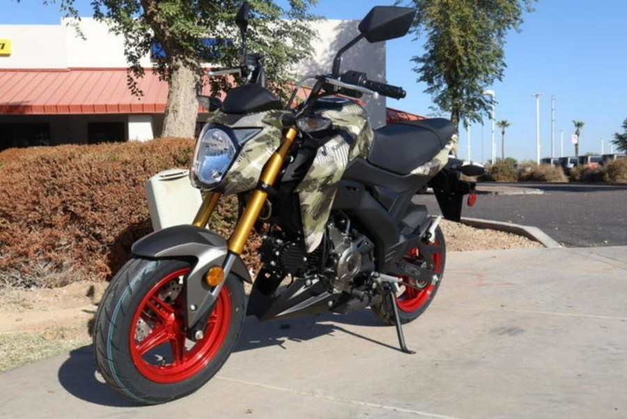 2025 Kawasaki Z125 PRO Cypher Camo Beige