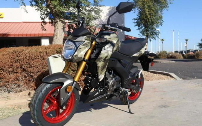 2025 Kawasaki Z125 PRO Cypher Camo Beige